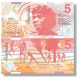 Territory theme bank notes